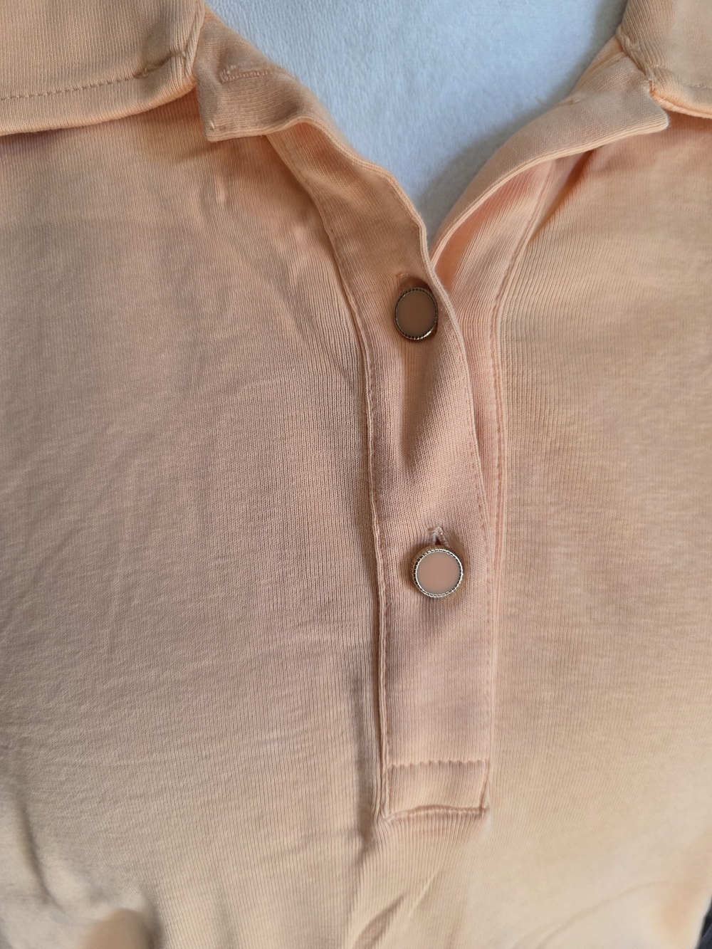 🍑 Rafaella Sleeveless Polo Tank Top in Peach - Picture 5 of 6